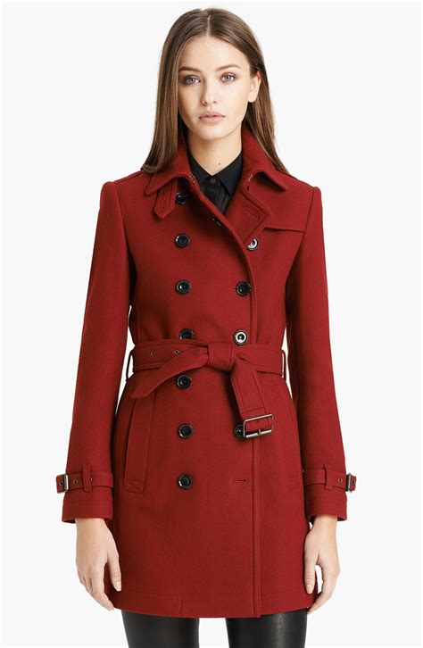 burberry brit stretch wool-blend coat|burberry wool trench coat.